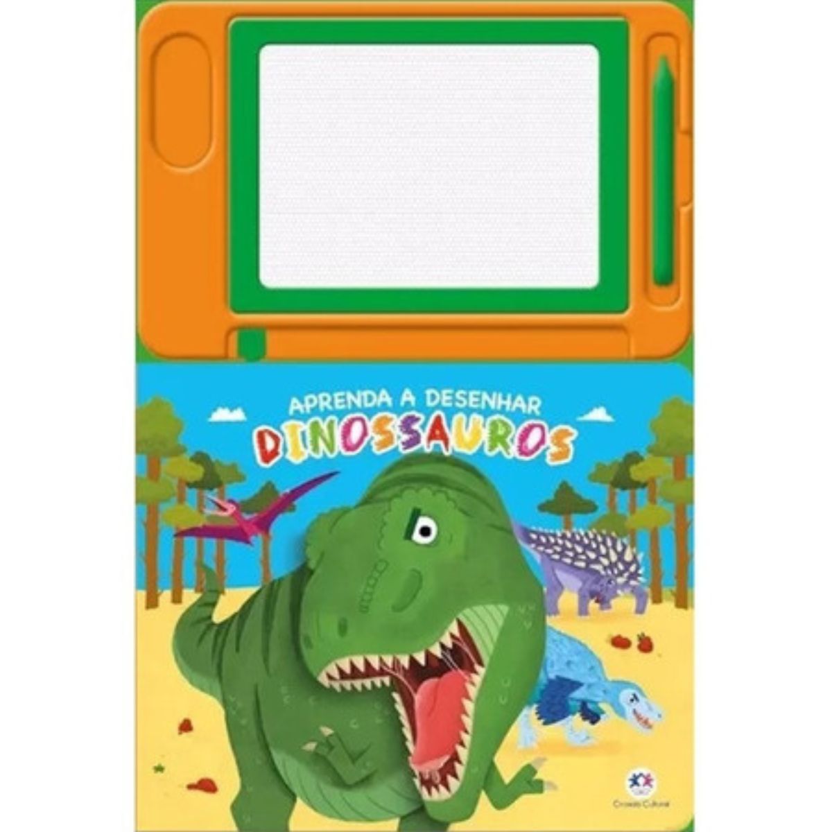 Livro Lousa Magnética Aprenda A Desenhar Dinossauros - Ciranda Cultural Livro Lousa Magnética Aprenda A Desenhar Dinossauros - Ciranda Cultural